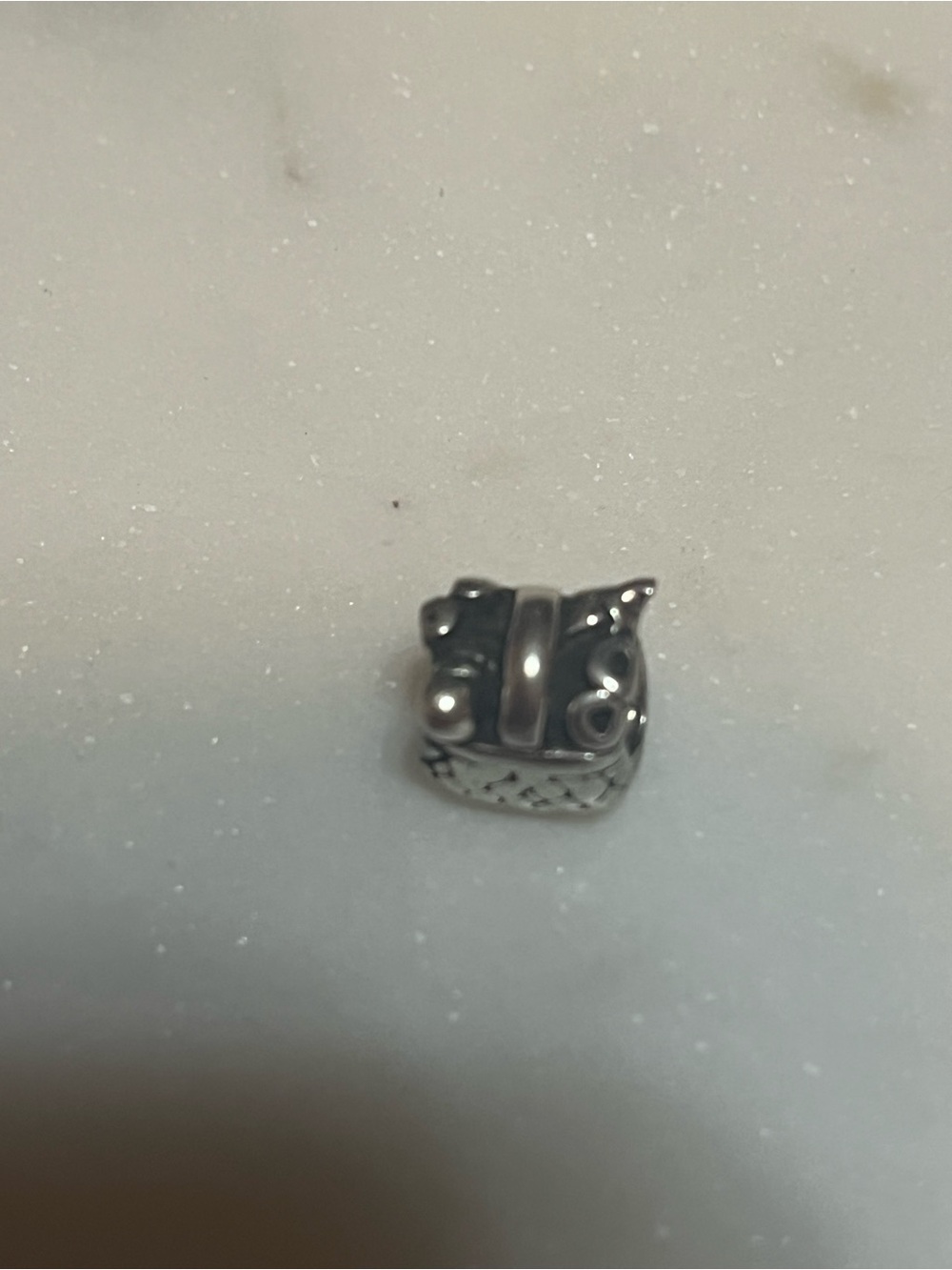 Rare- Pandora picnic basket charm. 925 sterling silver.